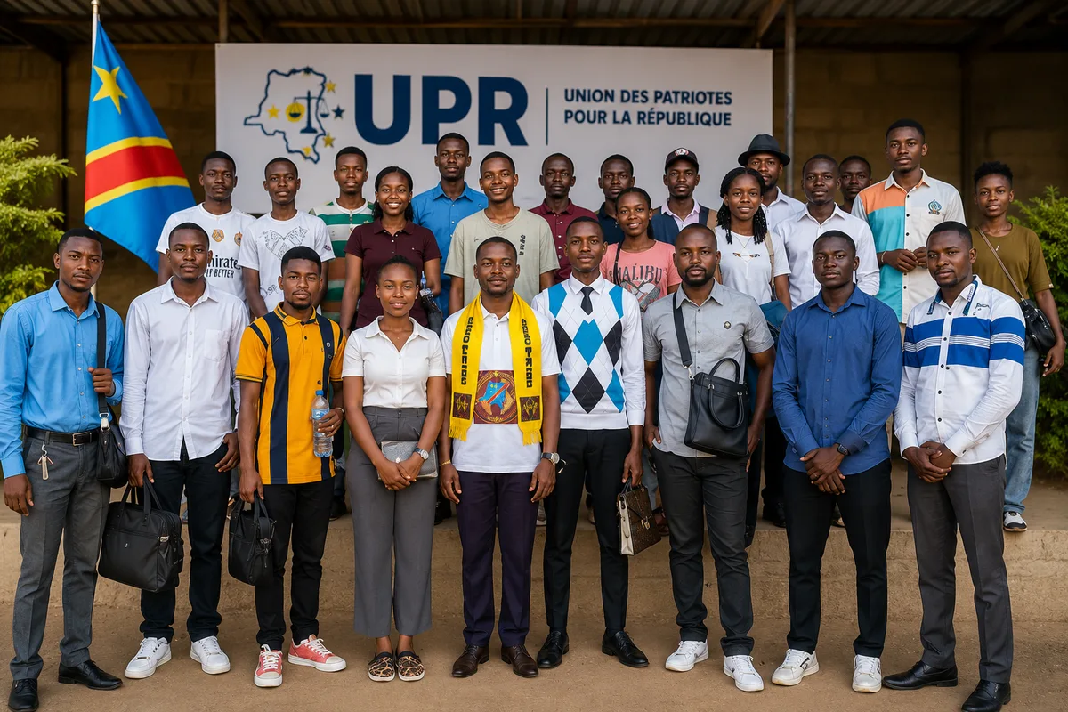 Membres de l'UPR après une rencontre de mobilisation