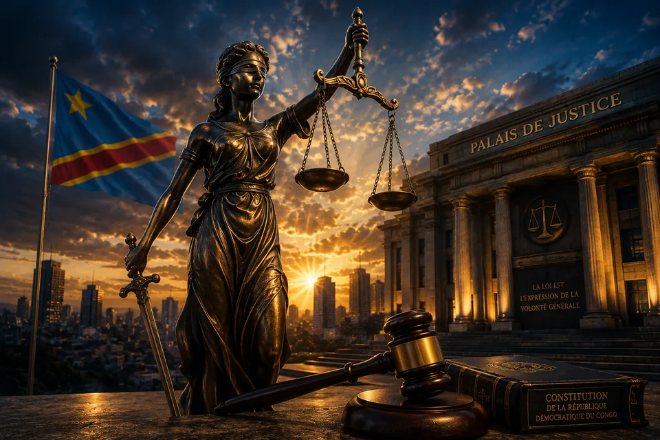 Symbole de la justice, primauté du droit et égalité des citoyens